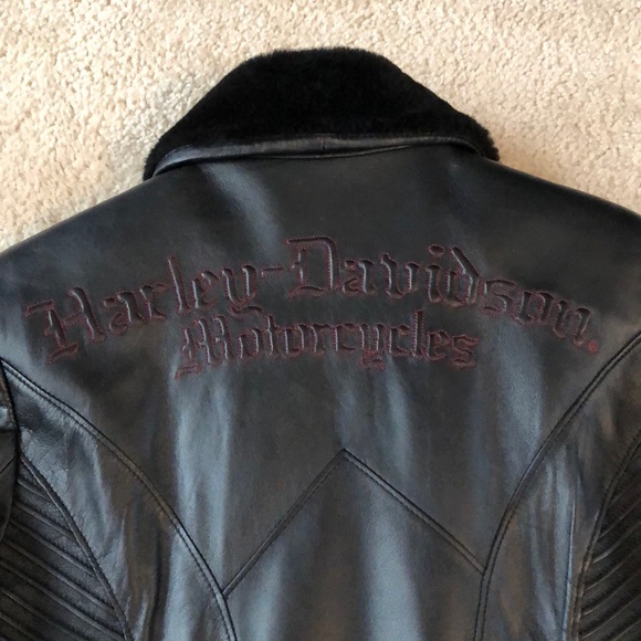 New!! Harley Davidson lamb leather jacket - Picture 5 of 10